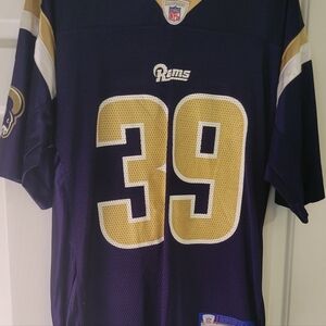 NFL RAMS Navy Blue Jersey STEVEN JACKSON Number 39